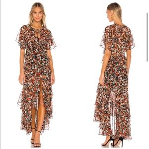 Misa Los Angeles Katarina Maxi Dress in Safari Floral